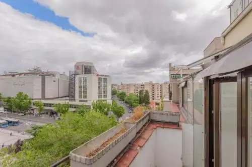 Exterior view of Attic for sale in Madrid  with Air Conditioner, Heating and Parquet flooring