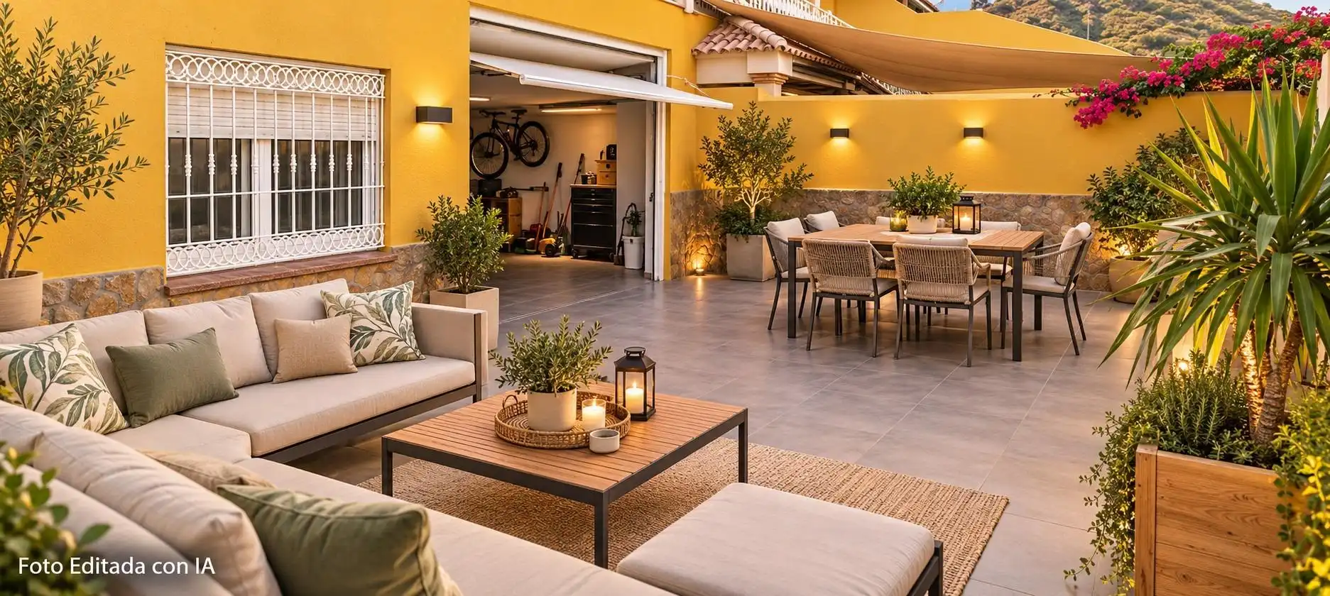 Terraza de Casa adosada en venta en La Envía