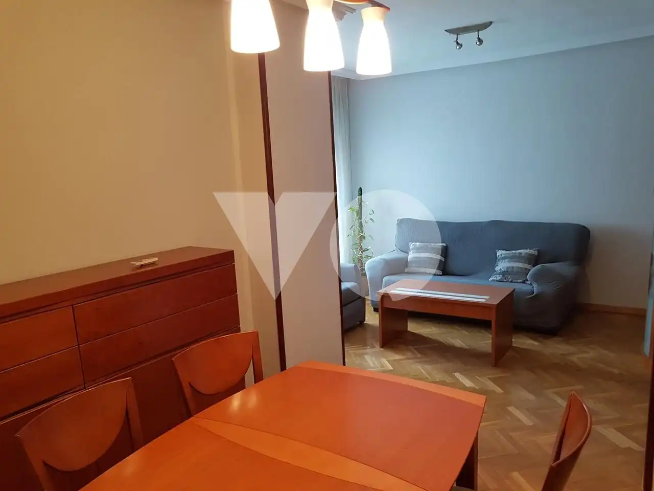 Sala d'estar de Pis de lloguer en Madrid amb Aire condicionat, Calefacció i Parquet