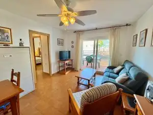 Living room of Flat for rent in Almuñécar  with Air Conditioner, Terrace and Furnished