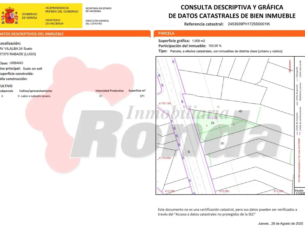 Residencial en venda en Rábade