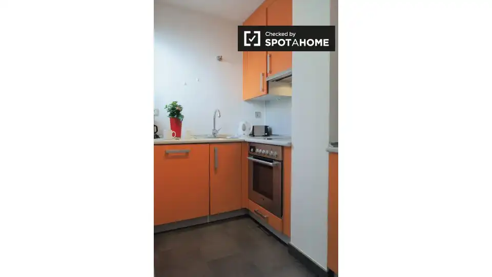Kitchen of Flat for rent in Madrid  with Air Conditioner, Heating and Furnished