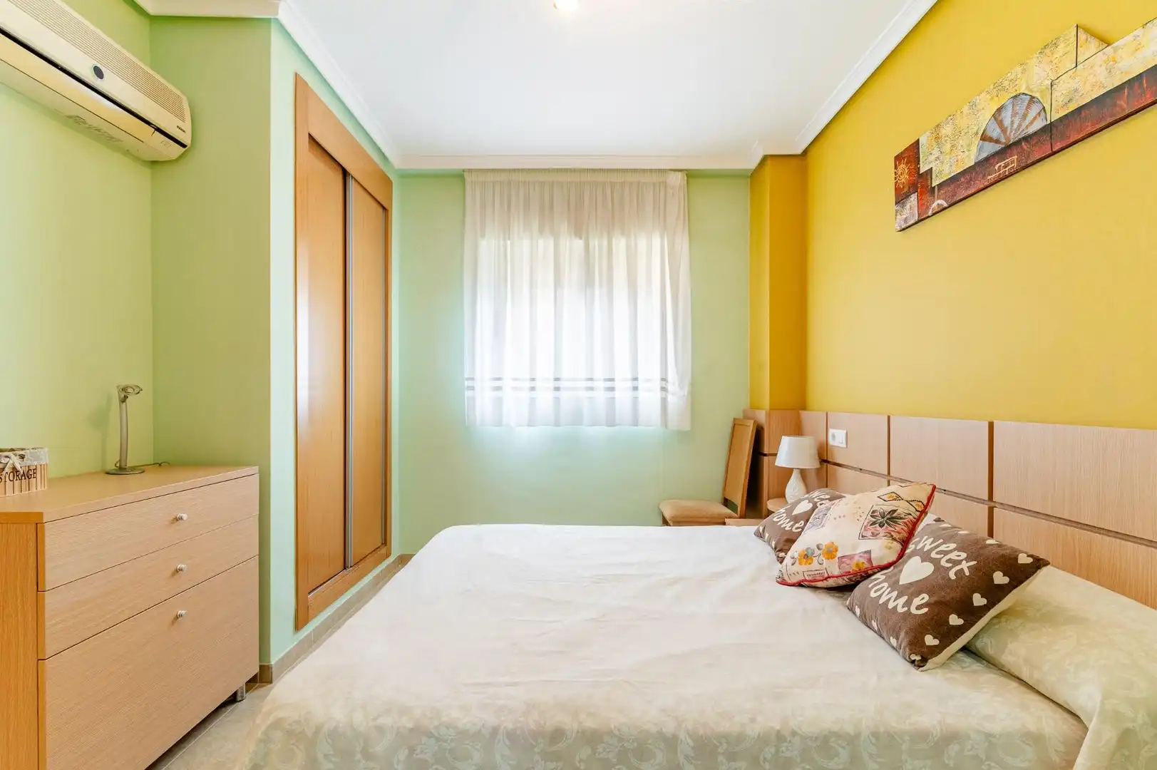 Dormitori de Apartament en venda en Oropesa del Mar / Orpesa amb Aire condicionat, Jardí privat i Terrassa