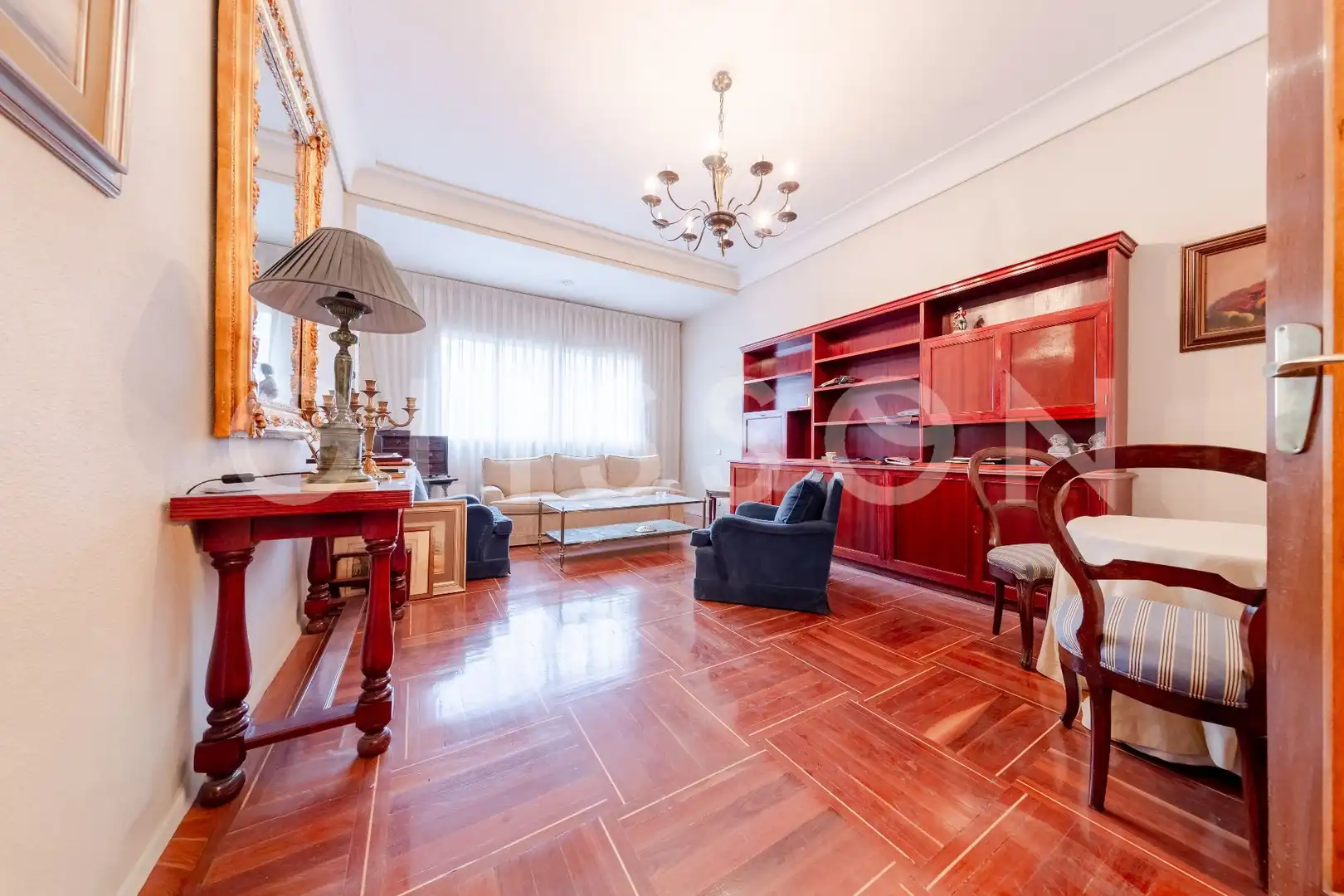 Wohnzimmer von Wohnung zum Verkauf in Madrid mit Klimaanlage, Heizung und Terrasse