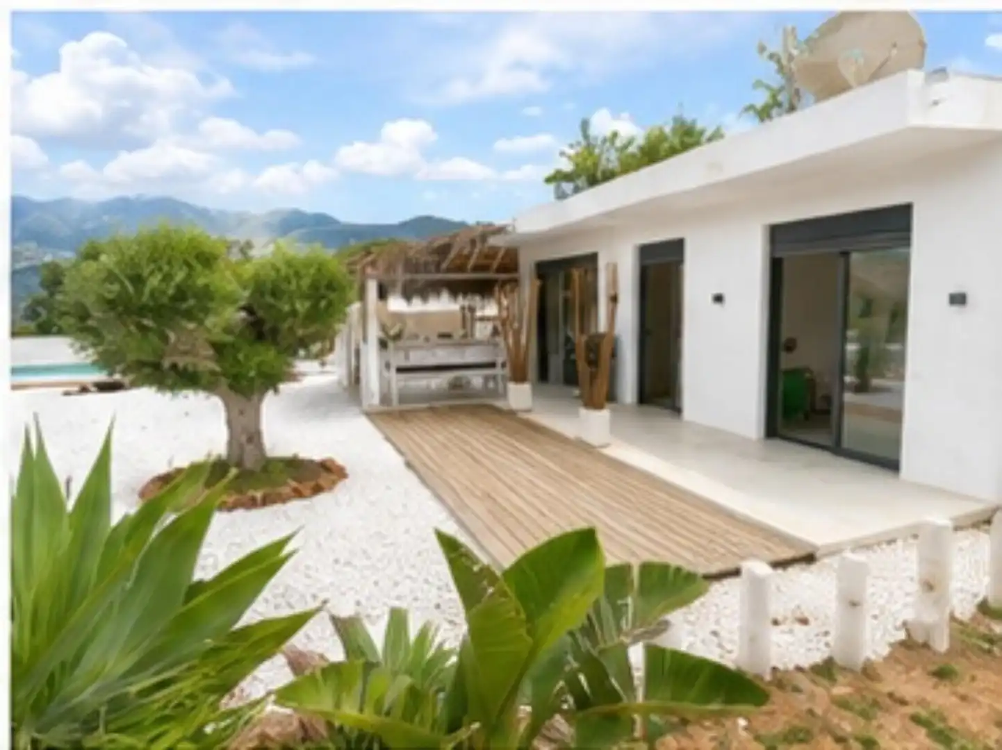 Terraza de Finca rústica en venta en Ojén con Aire acondicionado, Terraza y Trastero