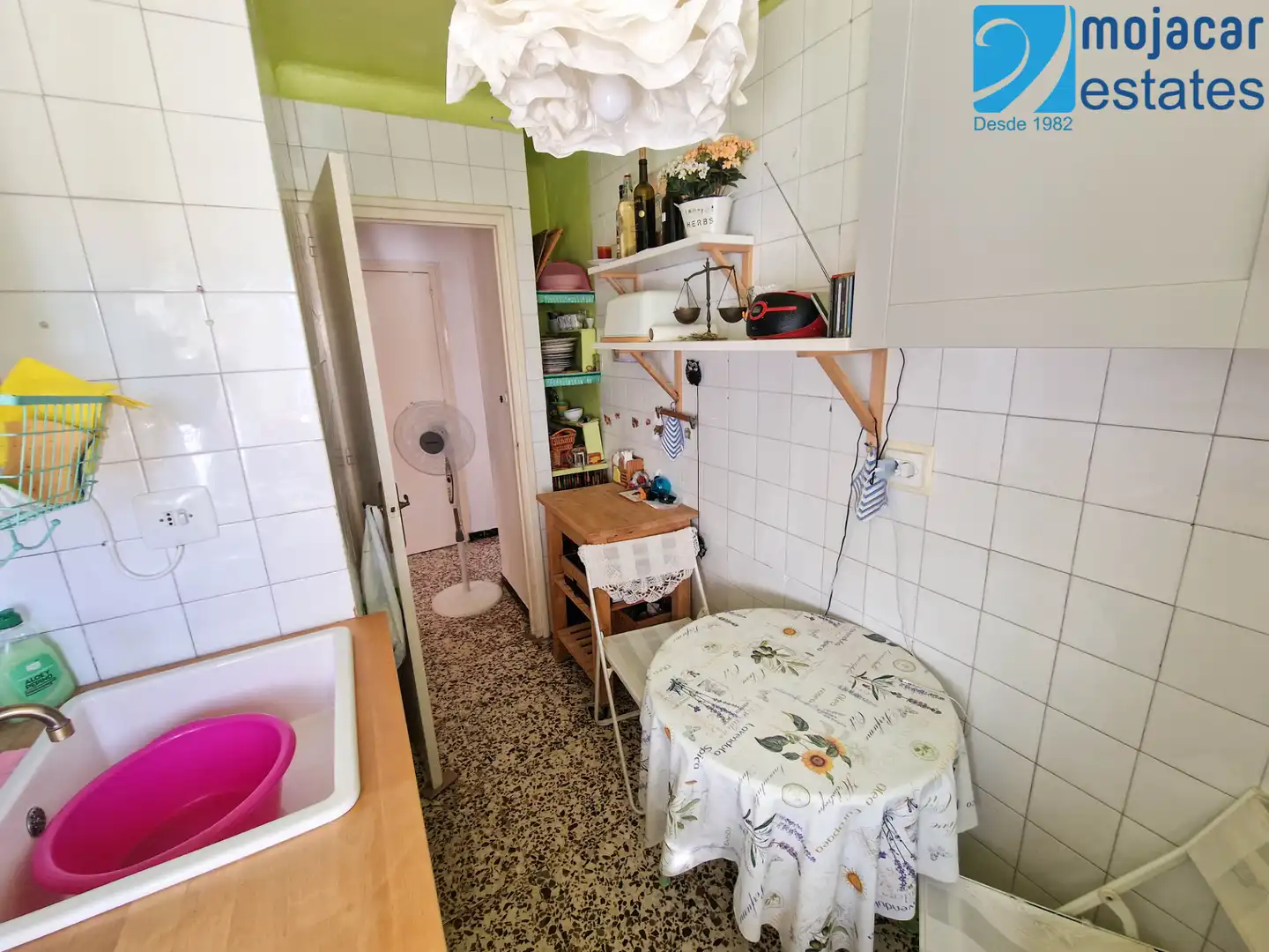 Cocina de Apartamento en venta en Mojácar con Aire acondicionado, Terraza y Amueblado