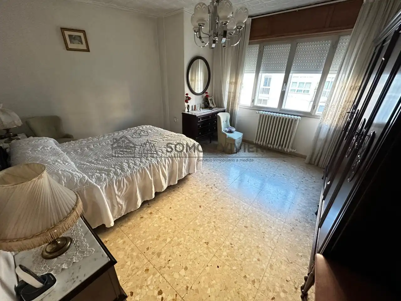 Bedroom of Flat for sale in Ourense Capital   with Heating, Storage room and Furnished