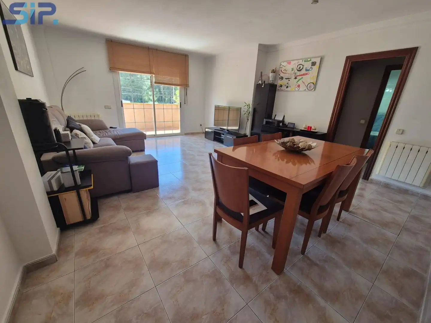 Sala de estar de Piso en venta en Vallirana con Calefacción, Terraza y Amueblado