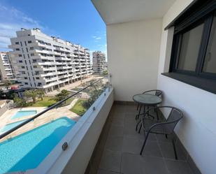 Balcony of Flat to rent in Alicante / Alacant  with Air Conditioner, Swimming Pool and Balcony