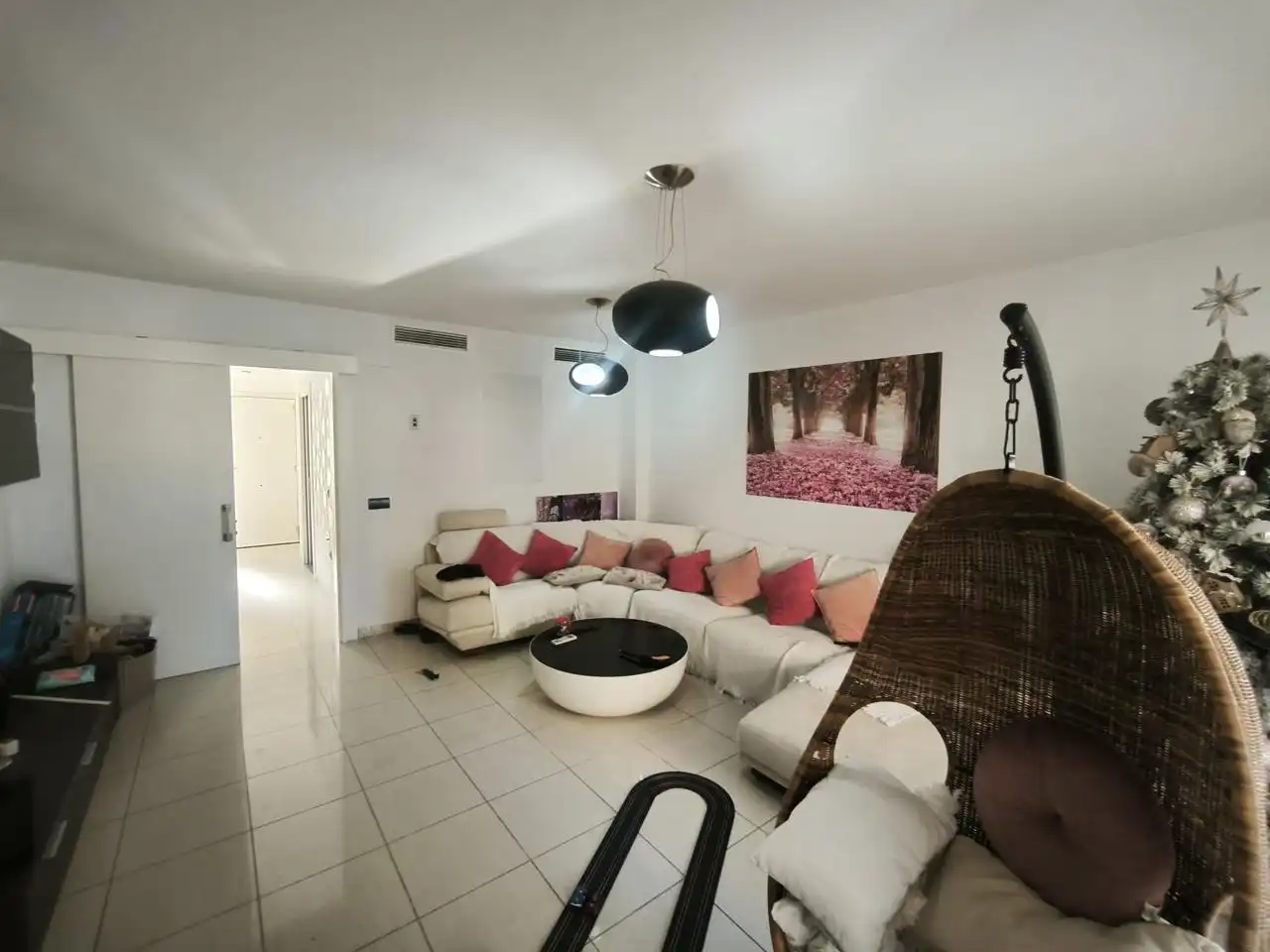 Living room of Houses for rent in Benalmádena  with Air Conditioner, Private garden and Terrace