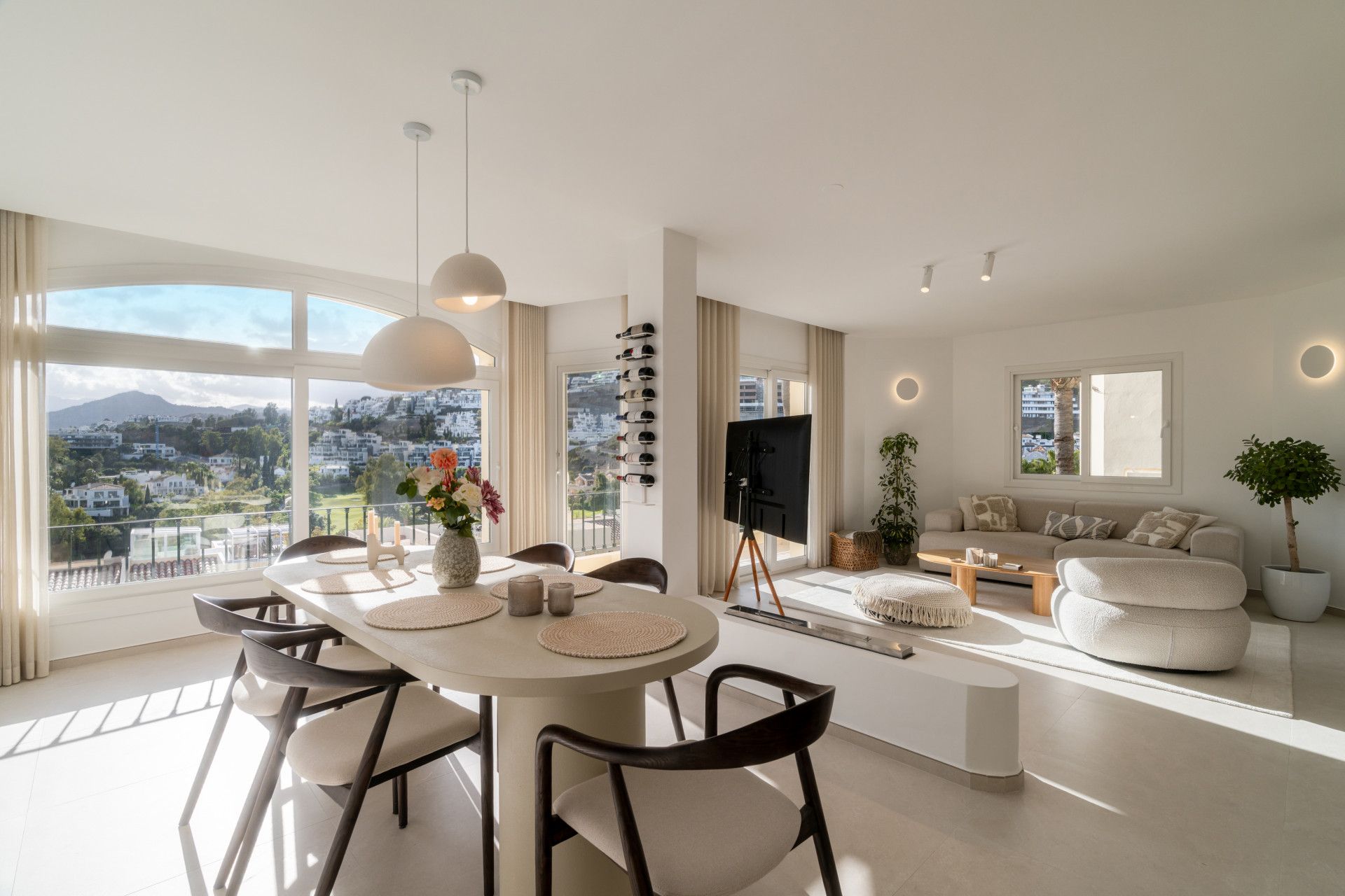 Menjador de Àtic en venda en Benahavís amb Terrassa, Piscina i Moblat