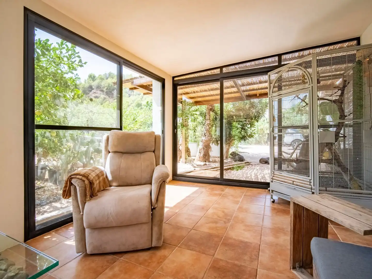 Terraza de Casa o chalet en venta en Callosa d'en Sarrià con Aire acondicionado, Jardín privado y Trastero