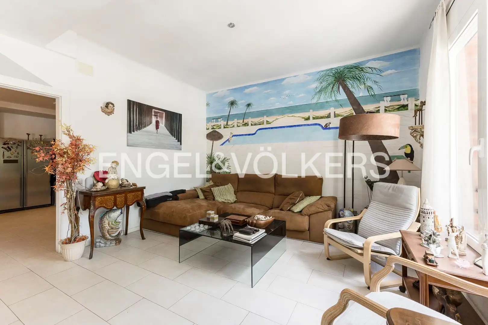 Sala de estar de Piso en venta en Barcelona con Aire acondicionado, Calefacción y Terraza