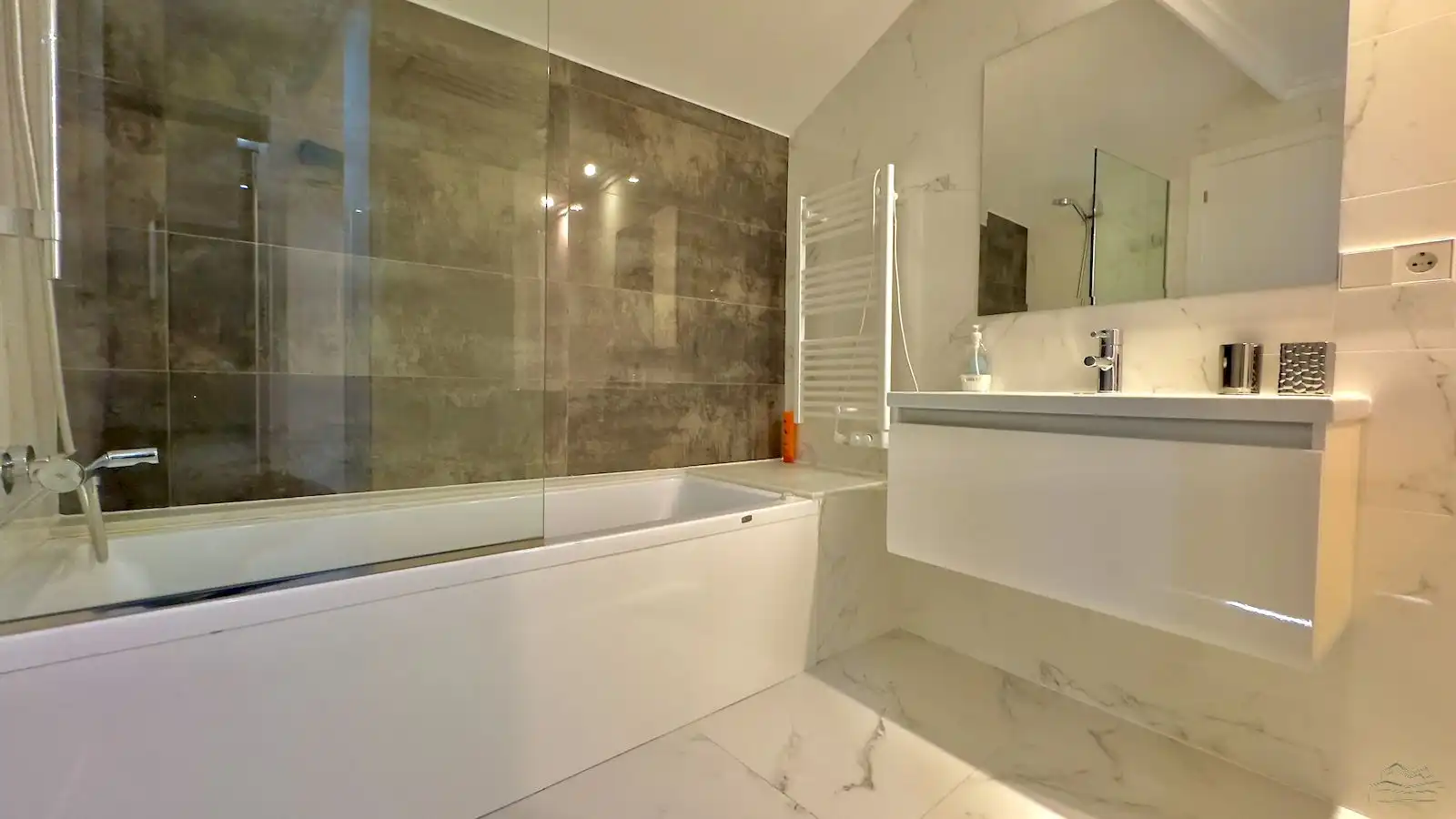 Bany de Apartament en venda en Jávea / Xàbia amb Aire condicionat, Calefacció i Jardí privat
