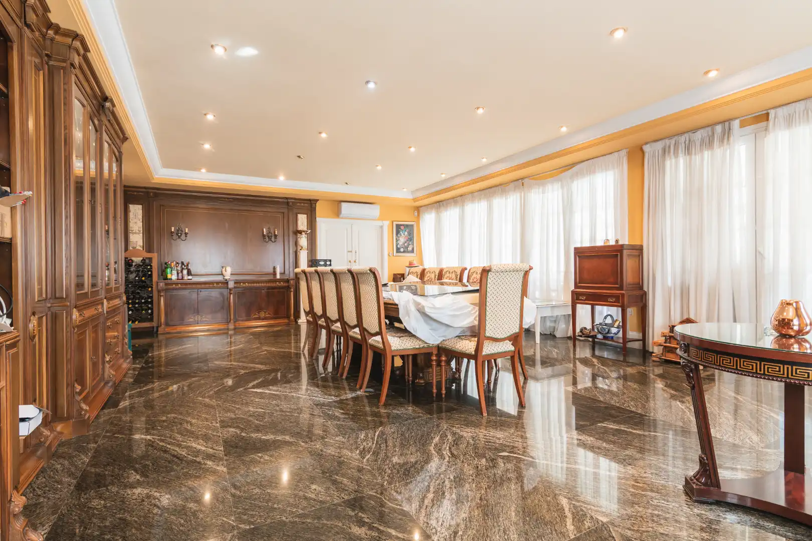 Dining room of Houses for sale in Vícar  with Air Conditioner, Heating and Private garden