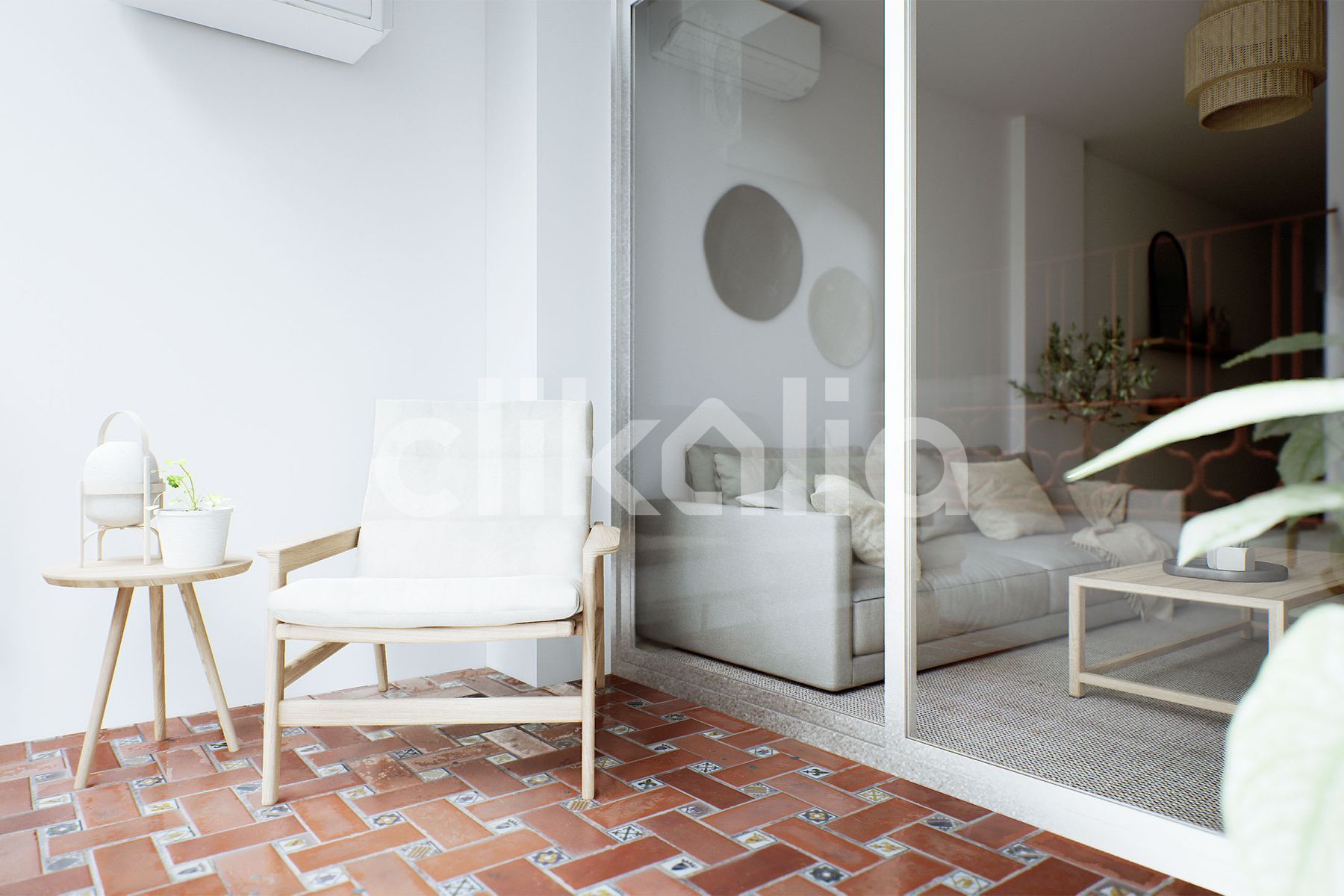 Sala de estar de Piso en venta en  Sevilla Capital con Terraza