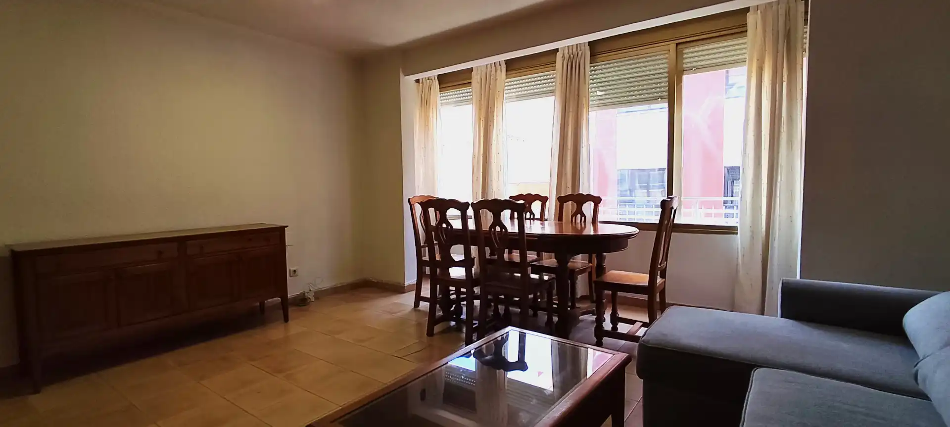 Dining room of Flat for rent in Alicante / Alacant  with Air Conditioner, Furnished and Oven