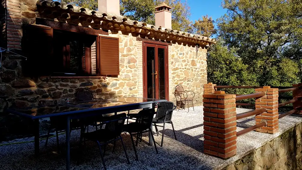 Terraza de Finca rústica en venta en Galaroza con Calefacción, Jardín privado y Terraza