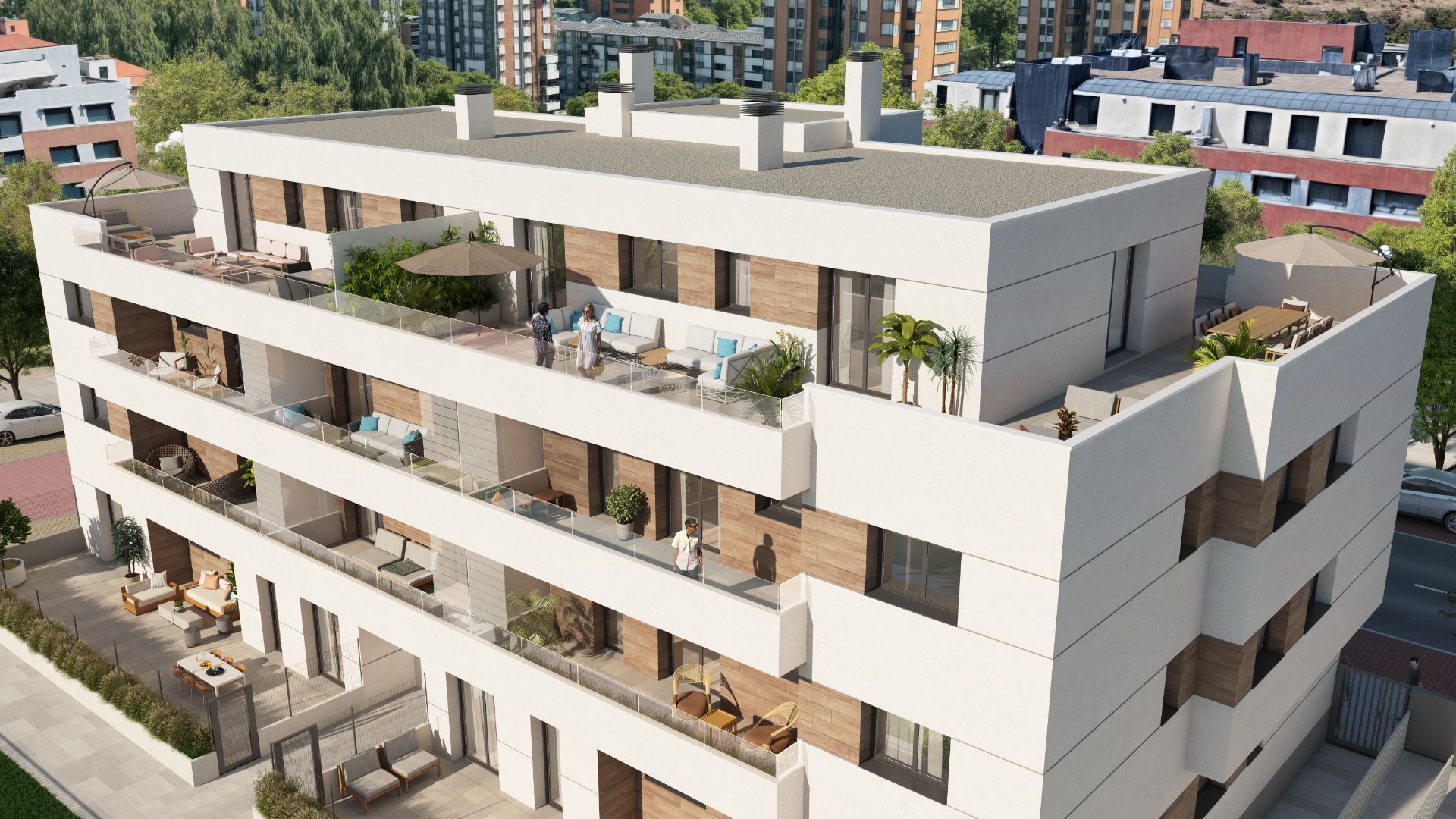 Vista exterior de Pis en venda en Valladolid Capital amb Aire condicionat, Terrassa i Traster