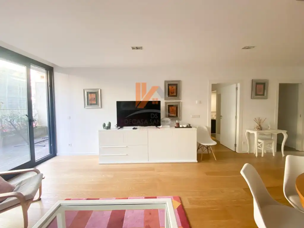 Living room of Duplexes for rent in Santiago de Compostela   with Furnished