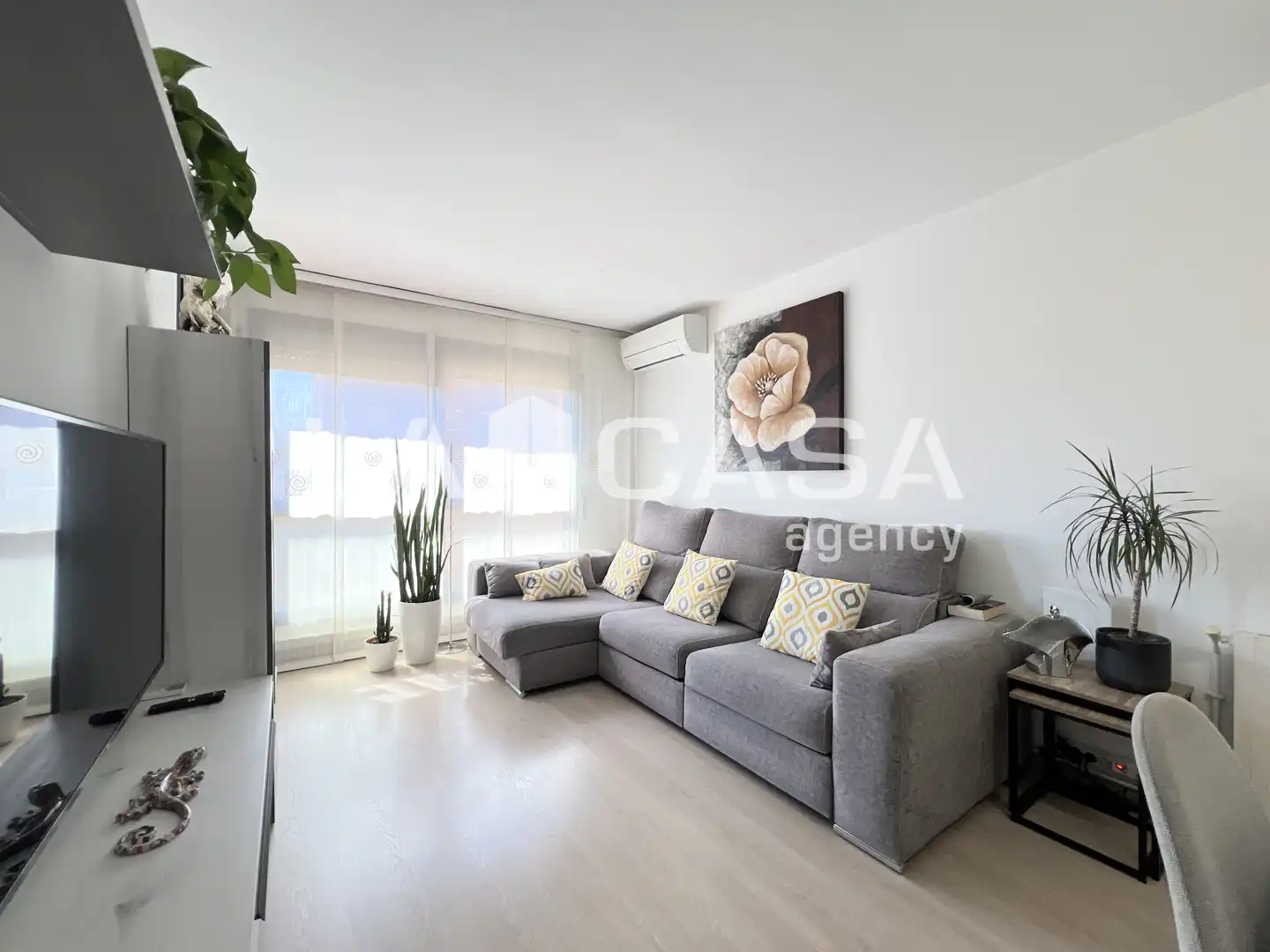 Sala de estar de Piso en venta en Badalona con Calefacción y Balcón