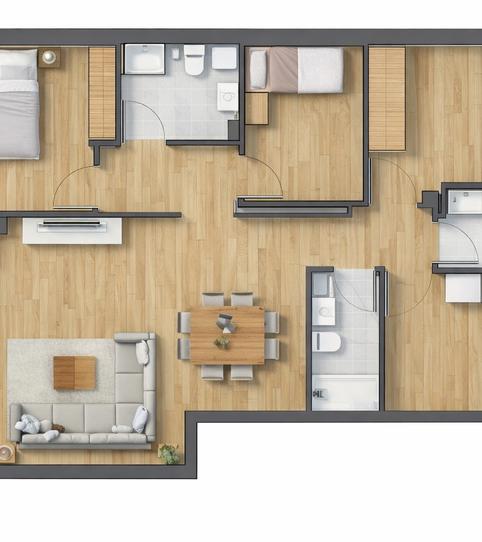 Foto 2 de Ático de alquiler en Avinguda de França, 19, Penya - Roja - Avda. Francia,  Valencia Capital