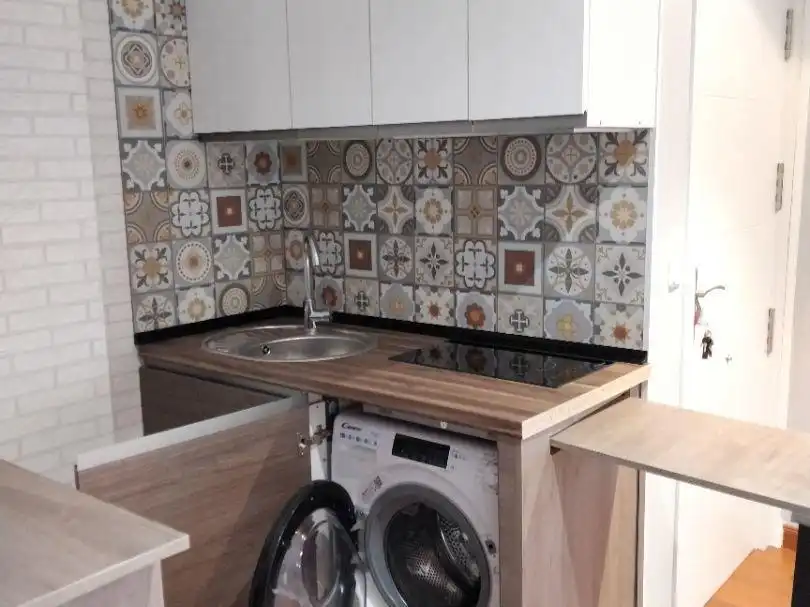 Cuina de Estudi de lloguer en Madrid amb Moblat