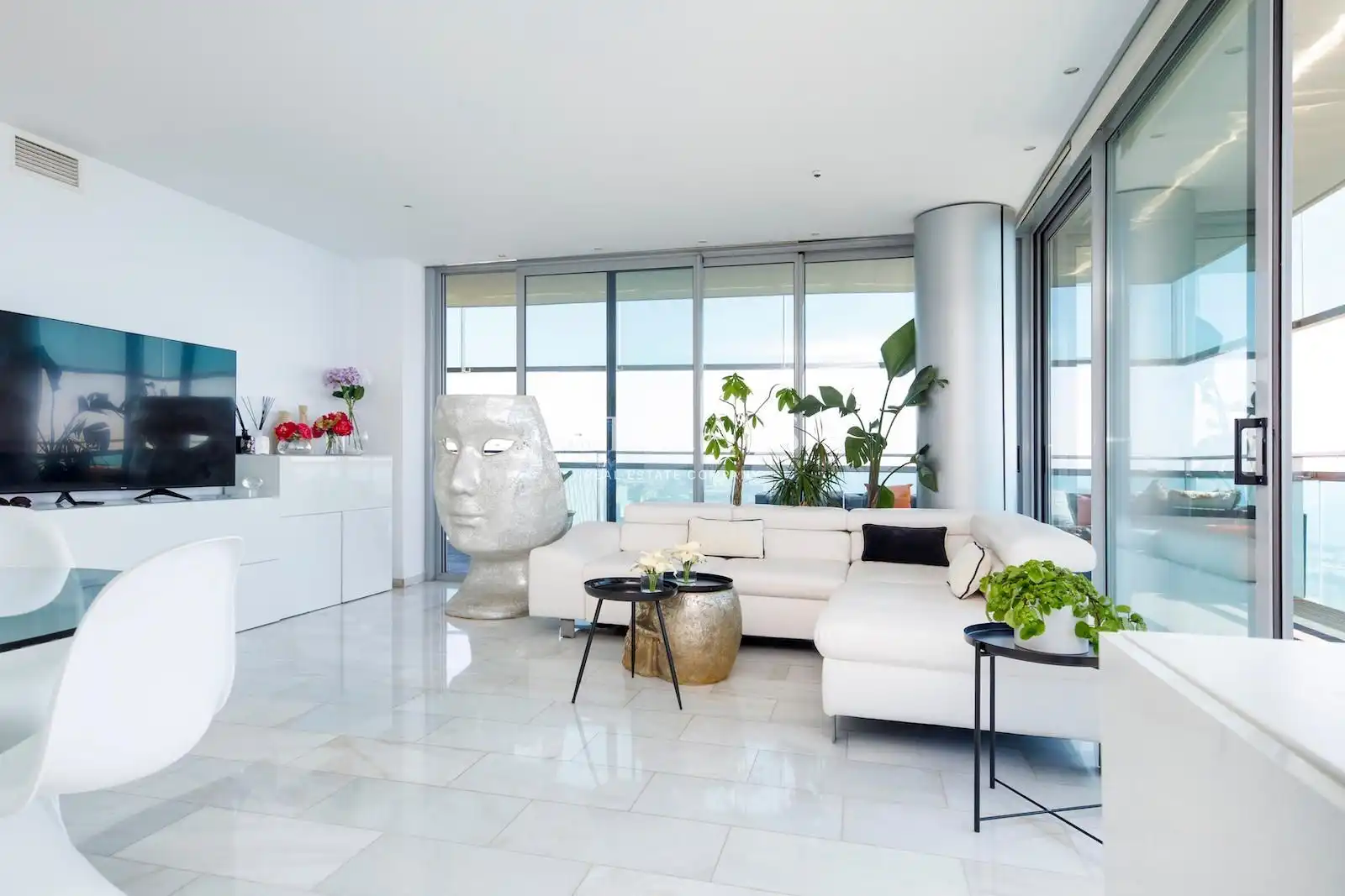 Sala de estar de Piso en venta en Barcelona con Aire acondicionado, Calefacción y Terraza