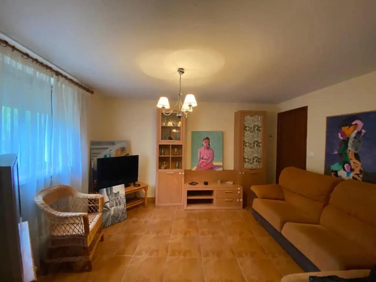 Sala de estar de Casa o chalet en venta en La Pola de Gordón  con Calefacción