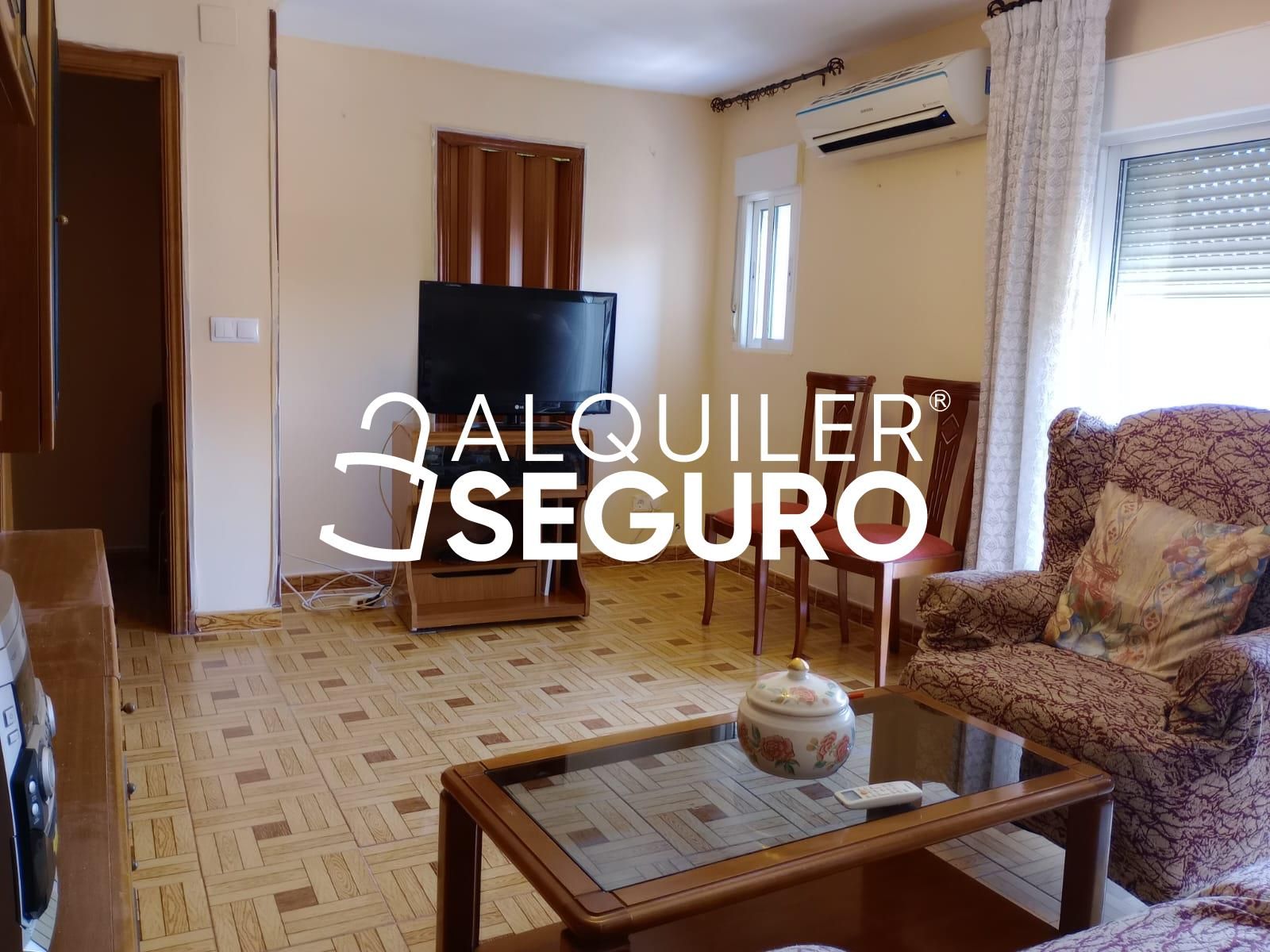 Sala d'estar de Pis de lloguer en  Madrid Capital amb Aire condicionat, Calefacció i Moblat