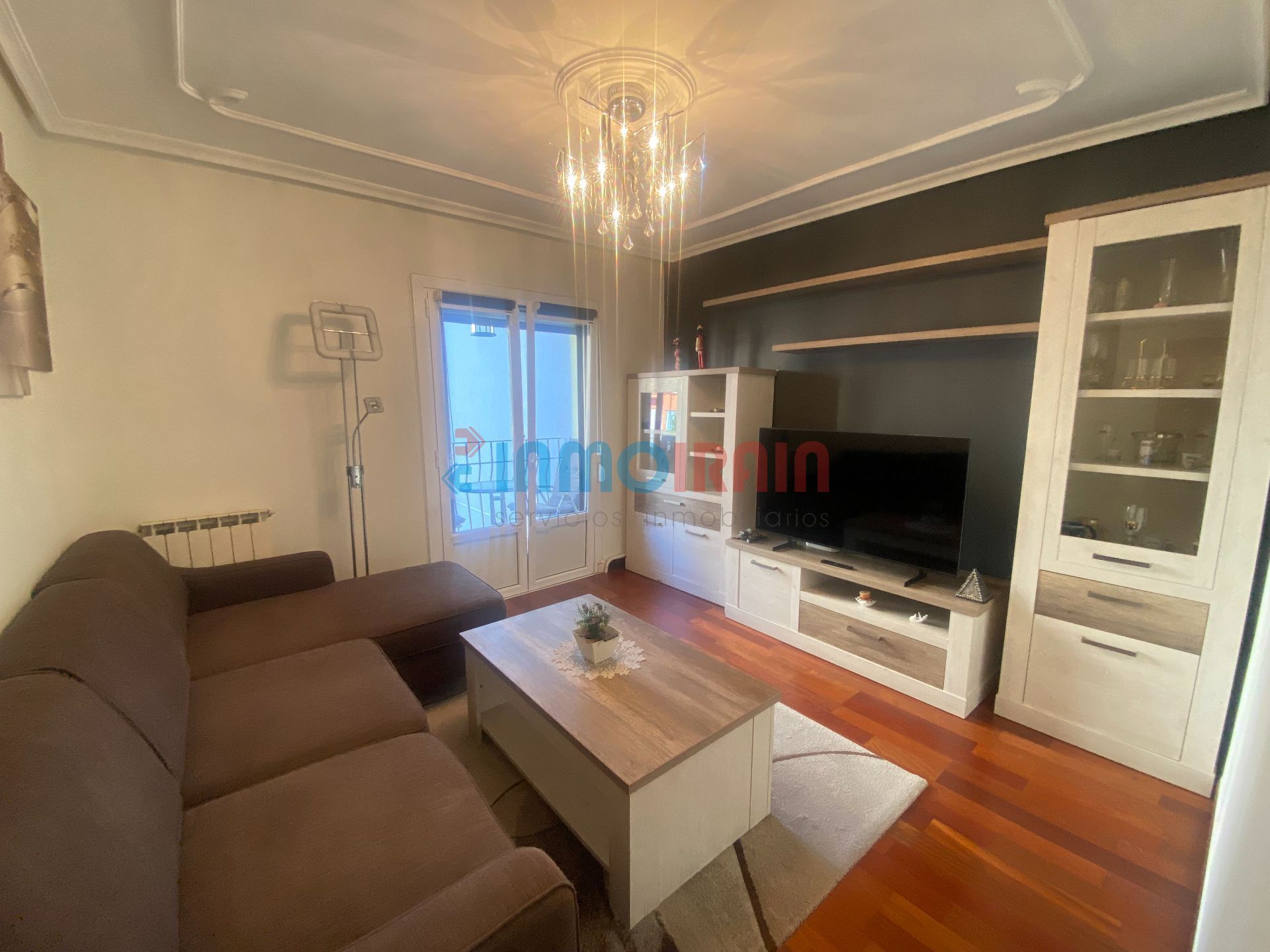 Living room of Flat for sale in Olaberria  with Heating, Terrace and Furnished