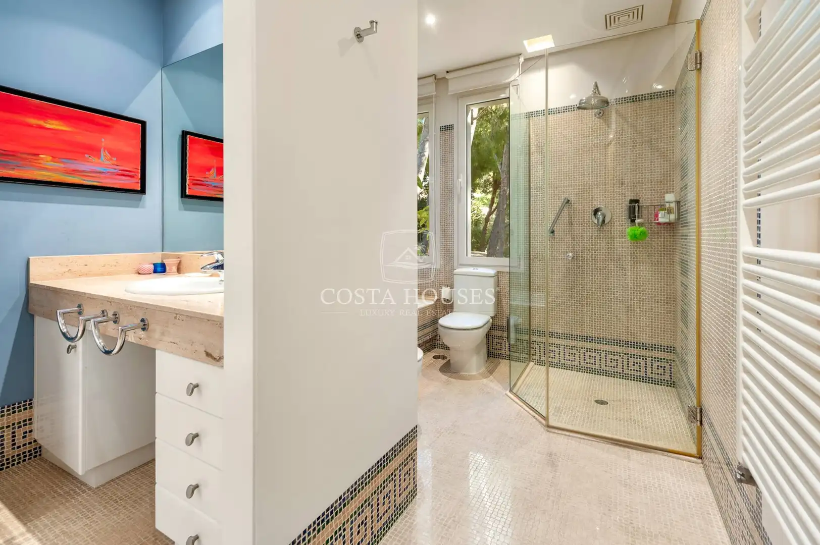Baño de Casa o chalet en venta en Altea con Aire acondicionado, Jardín privado y Terraza