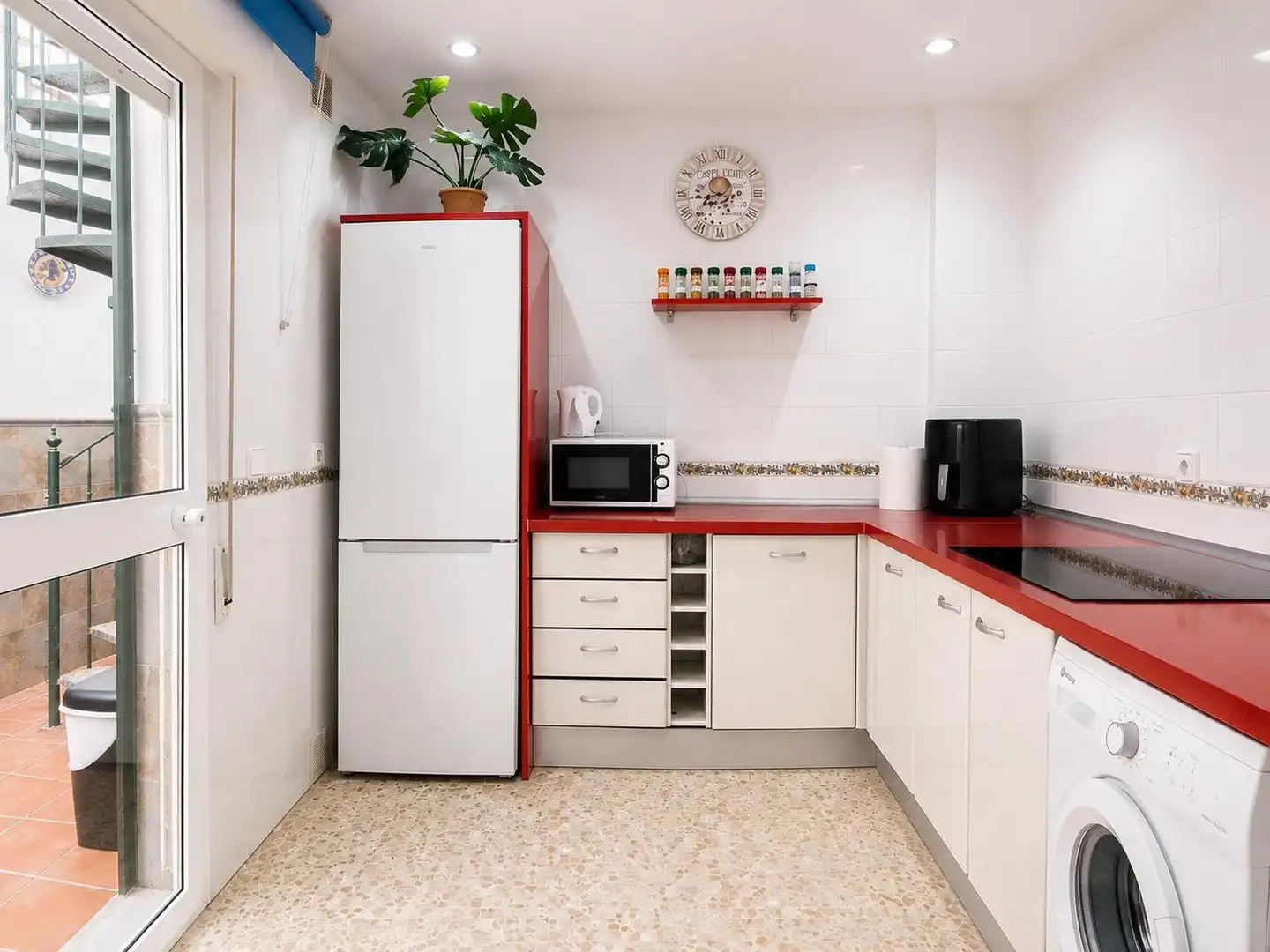 Kitchen of Detached homes for rent in Chipiona  with Air Conditioner, Furnished and Balcony