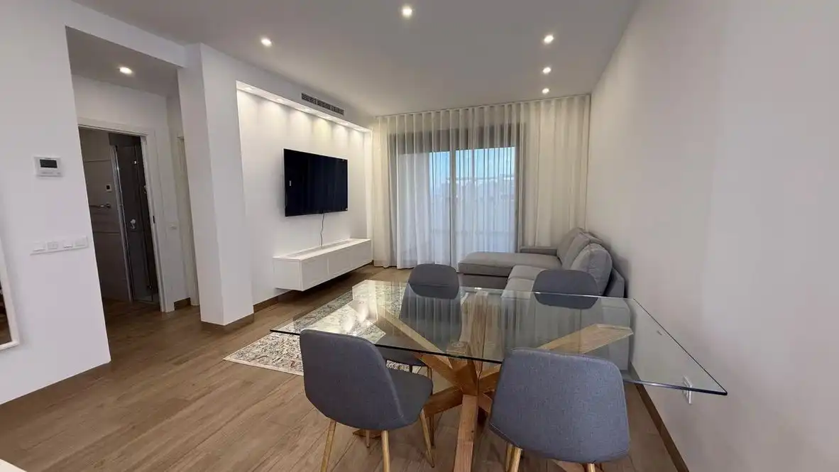 Sala de estar de Planta baja de alquiler en Finestrat con Aire acondicionado, Calefacción y Trastero