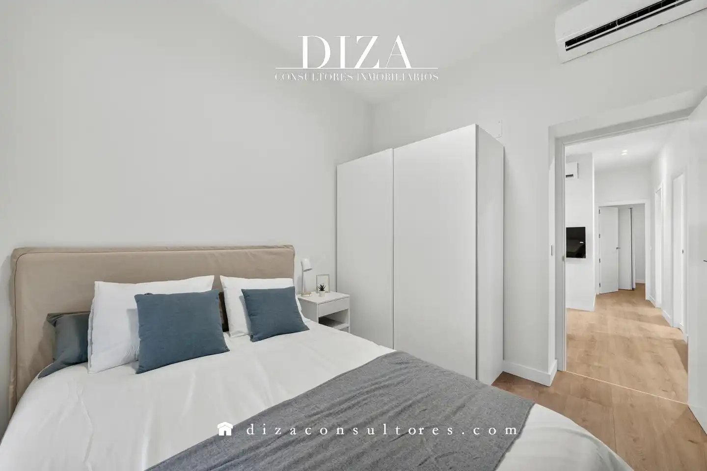Bedroom of Ground floor for rent in Madrid  with Air Conditioner and Furnished