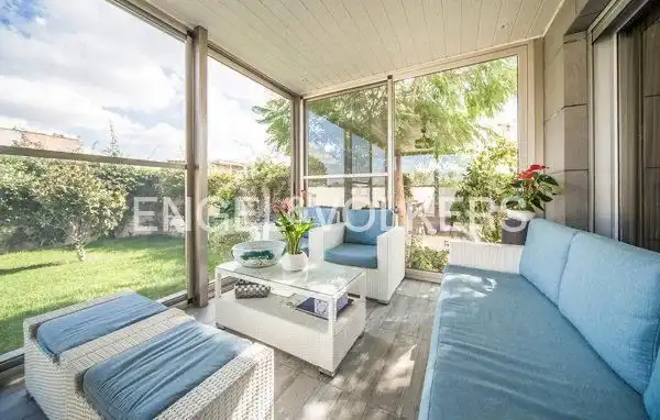Terraza de Casa o chalet de alquiler en Riba-roja de Túria con Aire acondicionado, Calefacción y Jardín privado