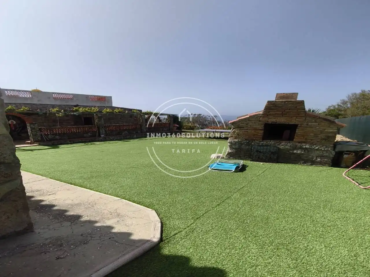 Terraza de Finca rústica en venta en Tarifa con Jardín privado, Terraza y Piscina