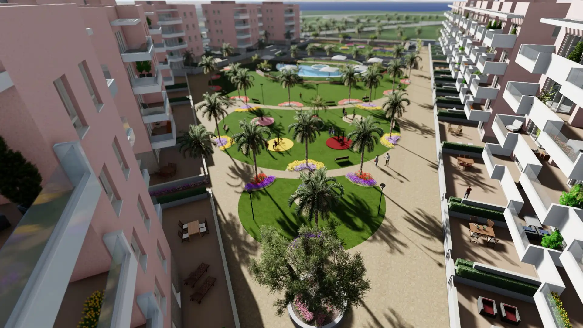 Jardín de Piso en venta en Guardamar del Segura con Aire acondicionado, Terraza y Piscina