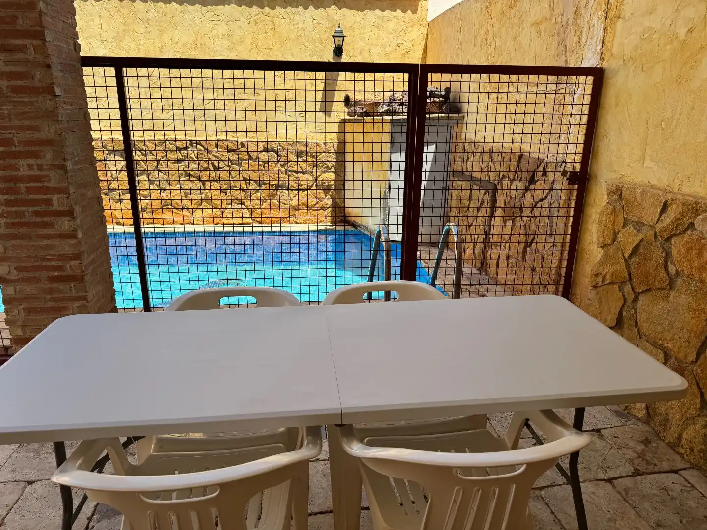 Piscina de Casa o xalet per a compartir en Mazarrón amb Jardí privat, Piscina i Moblat
