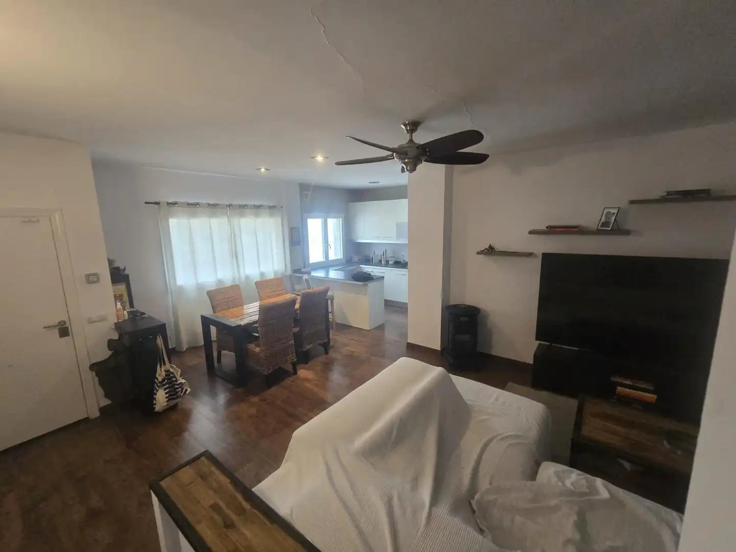 Sala d'estar de Casa adosada en venda en  Palma de Mallorca amb Aire condicionat, Calefacció i Terrassa