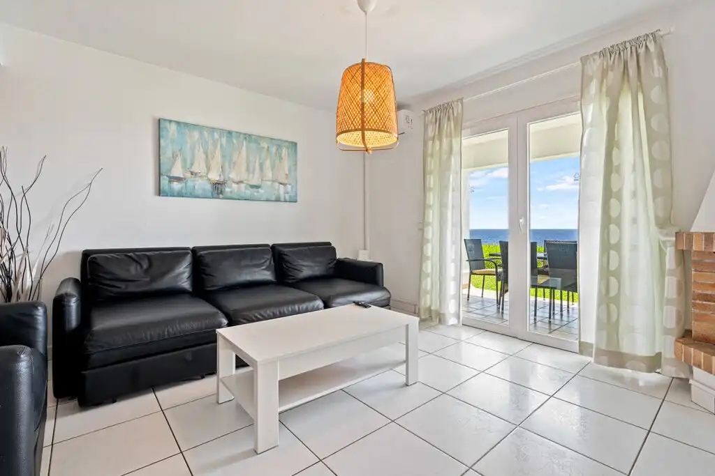 Sala d'estar de Apartament en venda en Santanyí amb Aire condicionat, Terrassa i Balcó