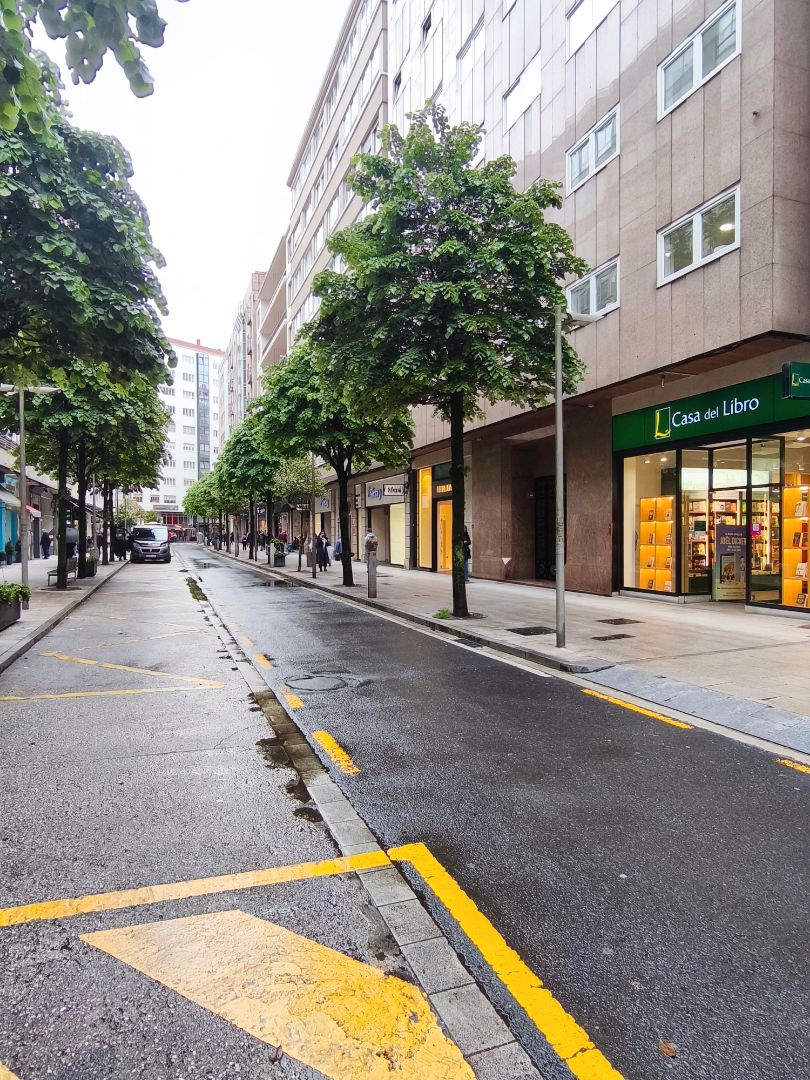 Vista exterior de Piso en venta en Santiago de Compostela  con Calefacción y Terraza