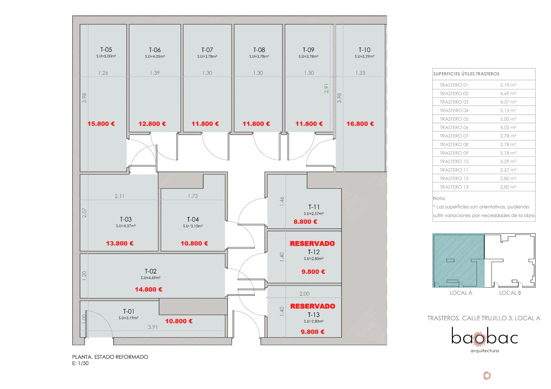 Traster en venda en Alcorcón amb Alarma