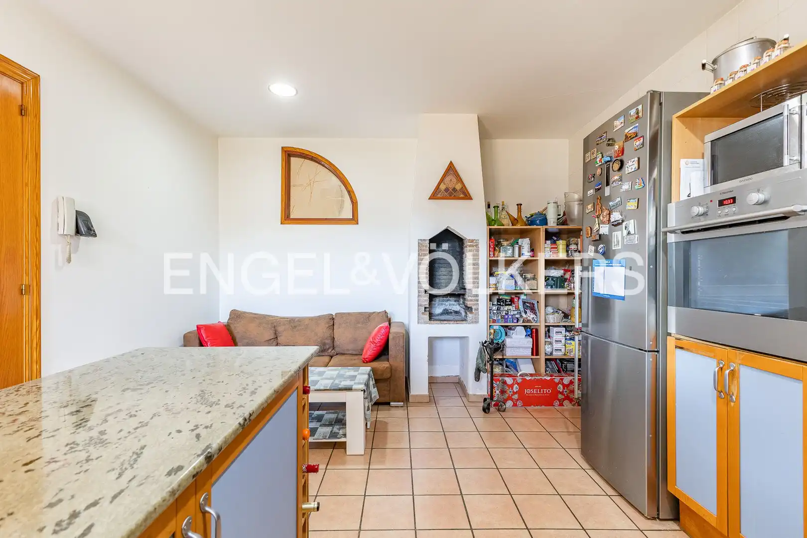 Cocina de Casa o chalet en venta en Caldes de Montbui con Calefacción, Jardín privado y Terraza