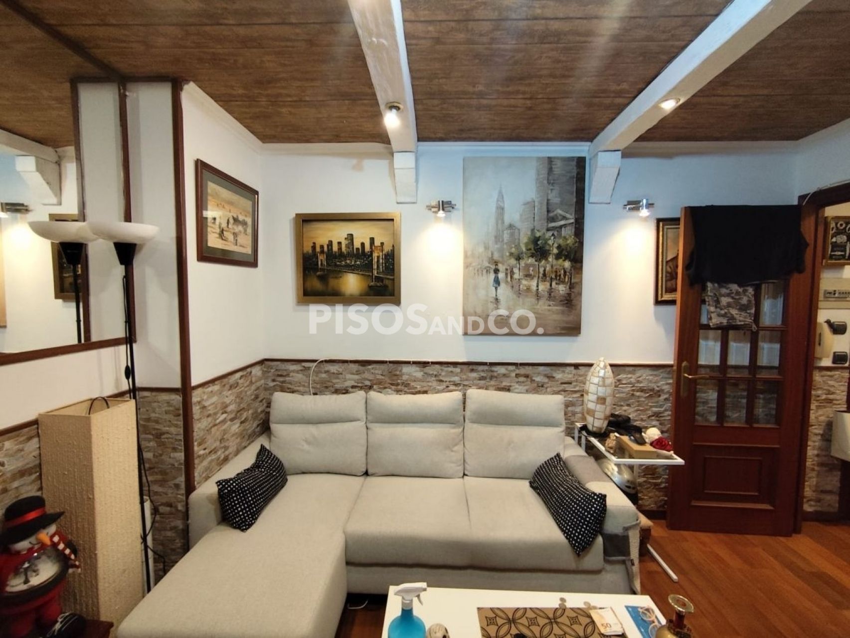 Living room of Flat for sale in Miño  with Furnished