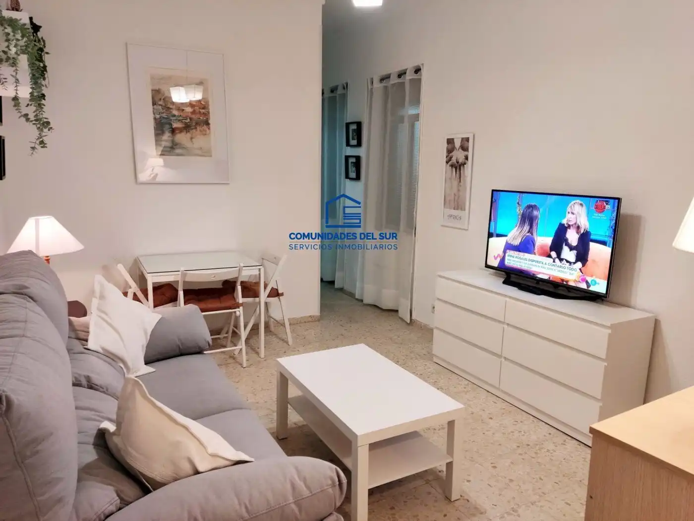 Wohnzimmer von Wohnungen zur Miete in Cádiz mit Klimaanlage und Möbliert