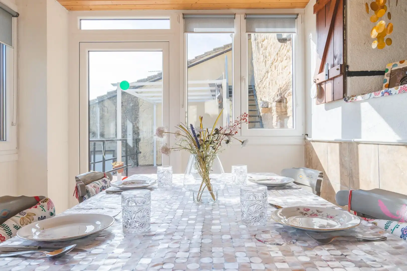 Comedor de Finca rústica en venta en Eslava con Jardín privado, Terraza y Trastero