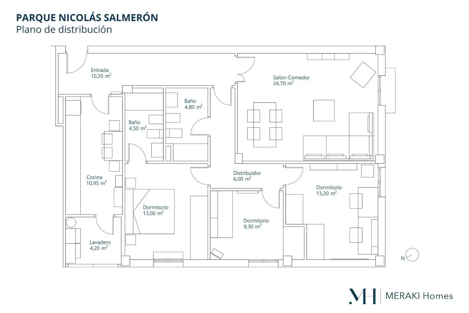 Piso en venta en Almería con Aire acondicionado, Calefacción y Balcón