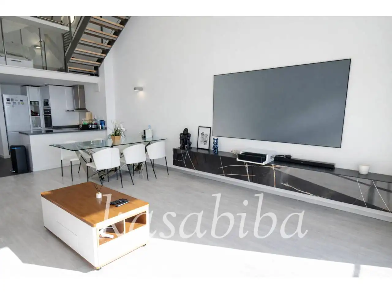Sala de estar de Ático en venta en Valencia con Aire acondicionado, Calefacción y Parquet
