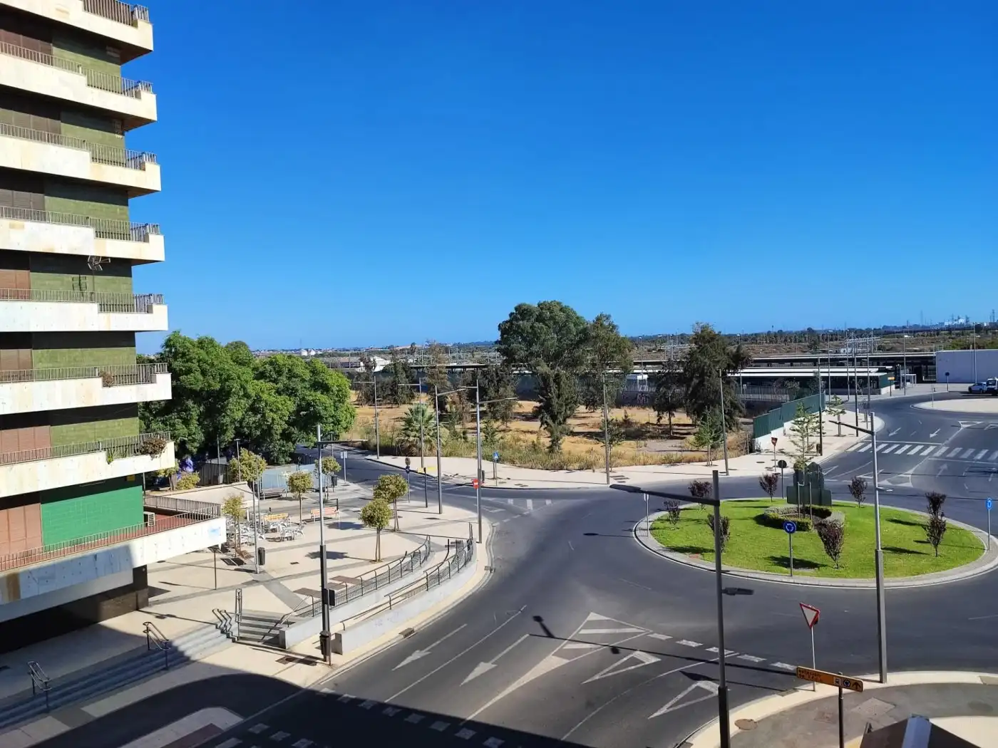Vista exterior de Piso en venta en Huelva